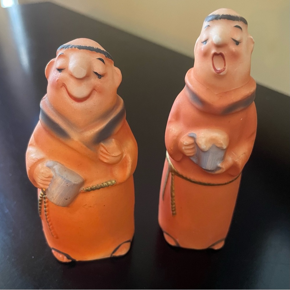 Vintage Norcrest Monk Salt and Pepper Shakers